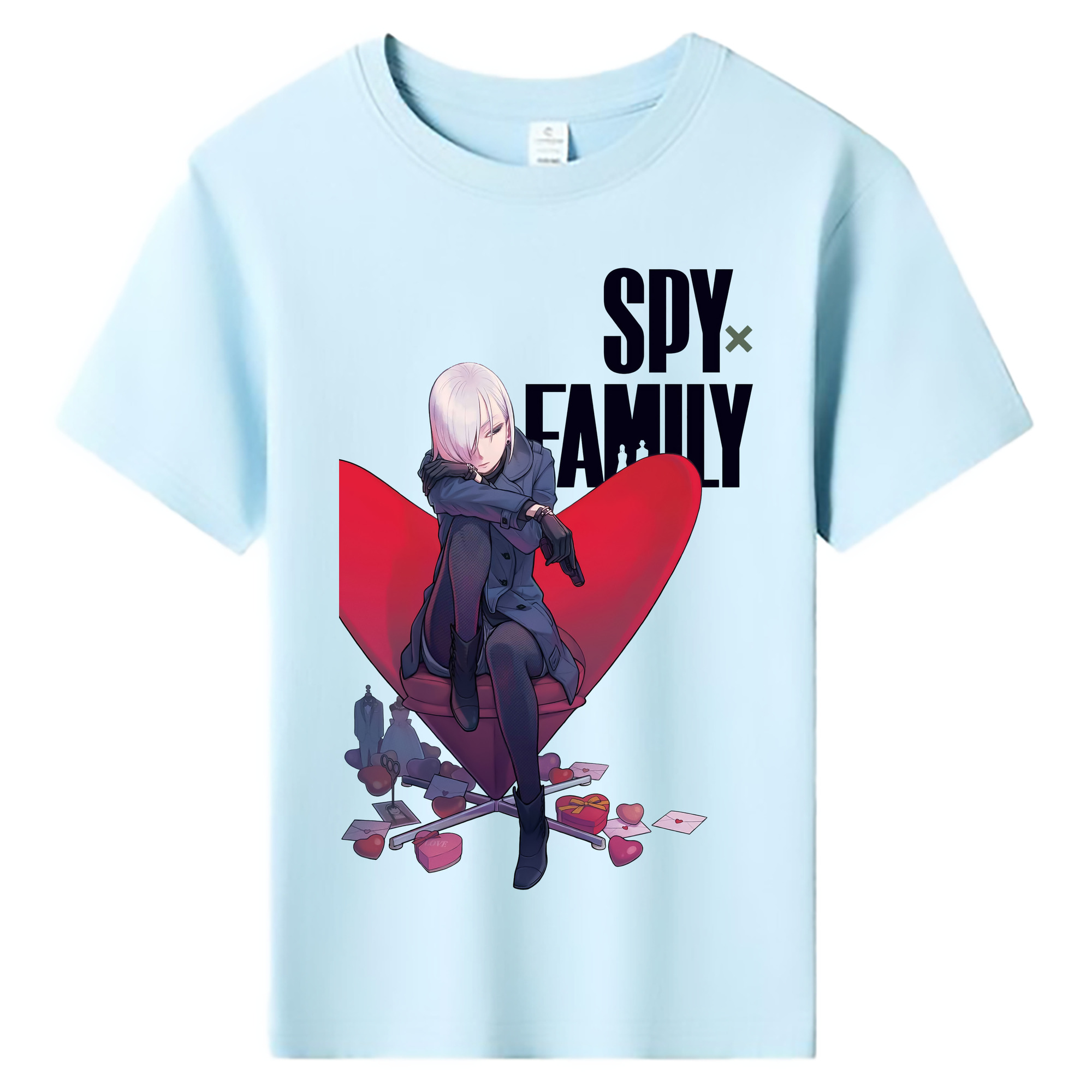 （画像用） SPY×FAMILY间谍家家酒 綿100％キッズTシャツ（フロントプリント）